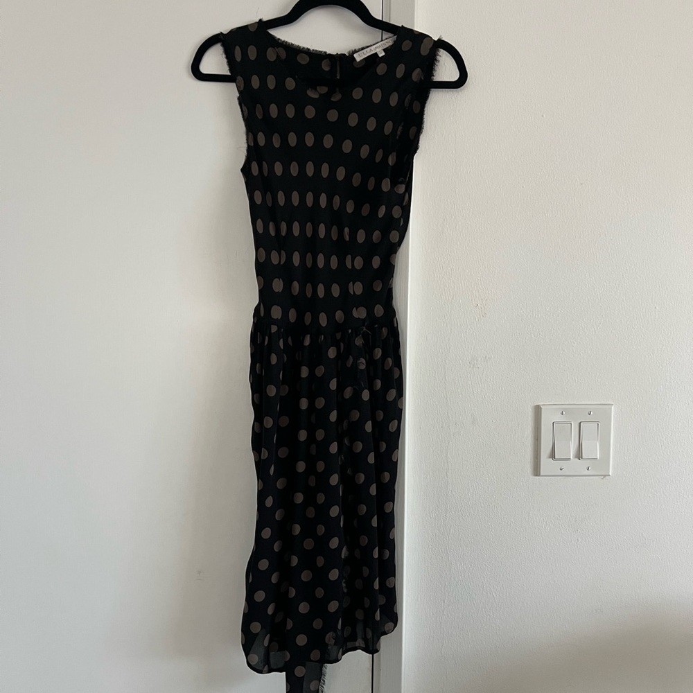 ULLA JOHNSON 100% Silk Chiffon Dress • 2/4